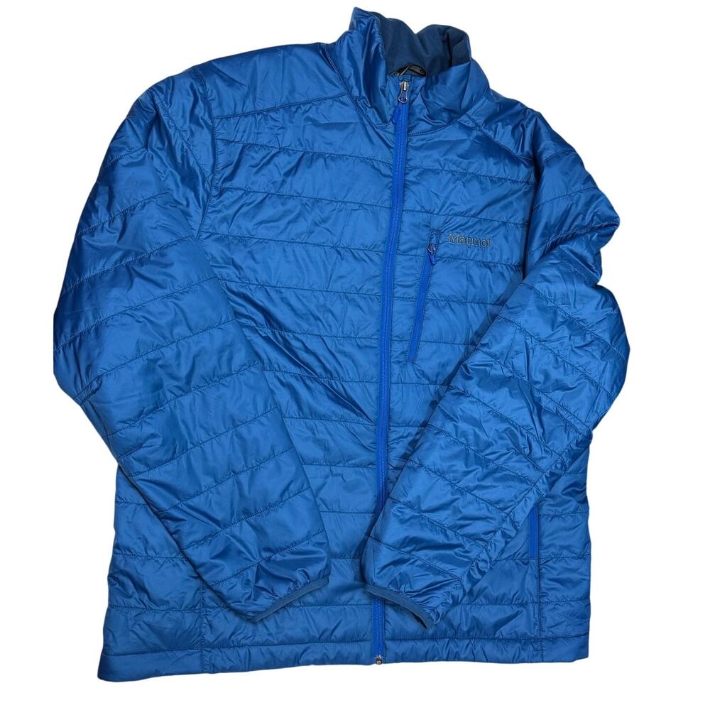 Marmot Blue Puffer Jacket Size 2XL 25x30